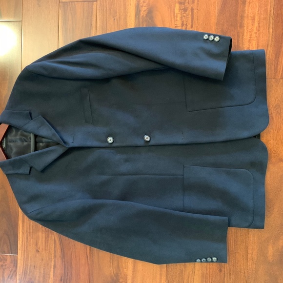 NWOT Andrew Fezza Suede Stretch Blazer - Picture 1 of 3